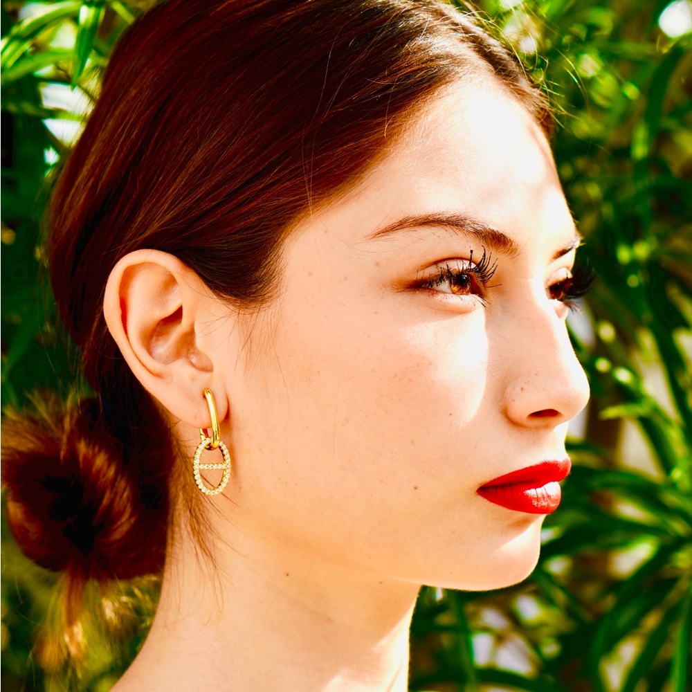 Elegant Gold Hoop Earrings